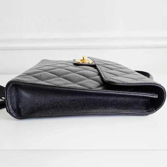 Chanel Black Caviar Briefcase Laptop Bag - Picture 5 of 16